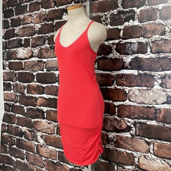 Splendid Bodycon Dress Sleeveless V Neck Pink Size X Small XS - Picture 6 of 17